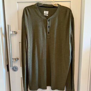 Rag and Bone soft cotton Henley - FALL CLASSIC